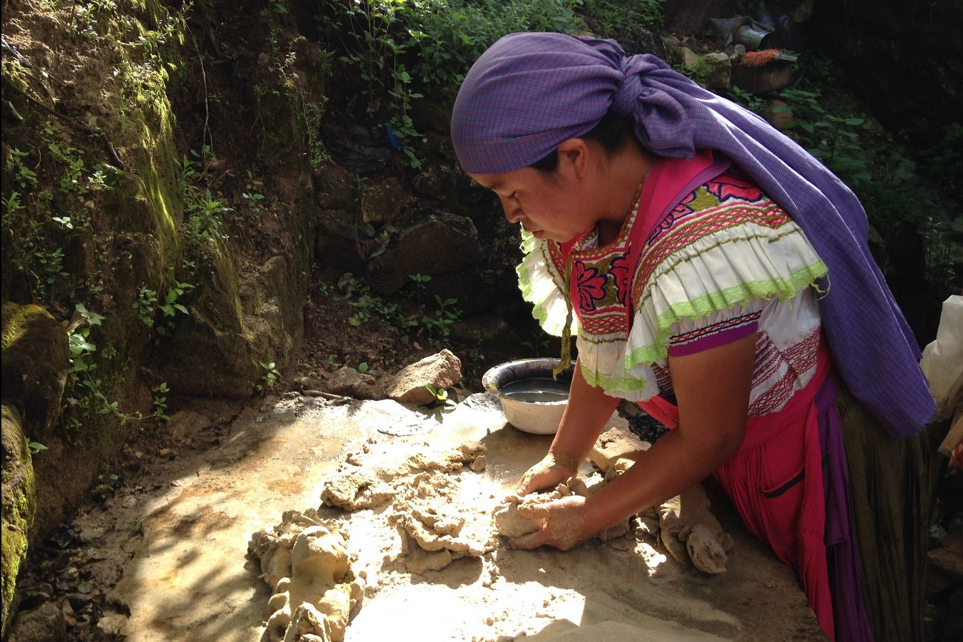 Creando barro Amatenango