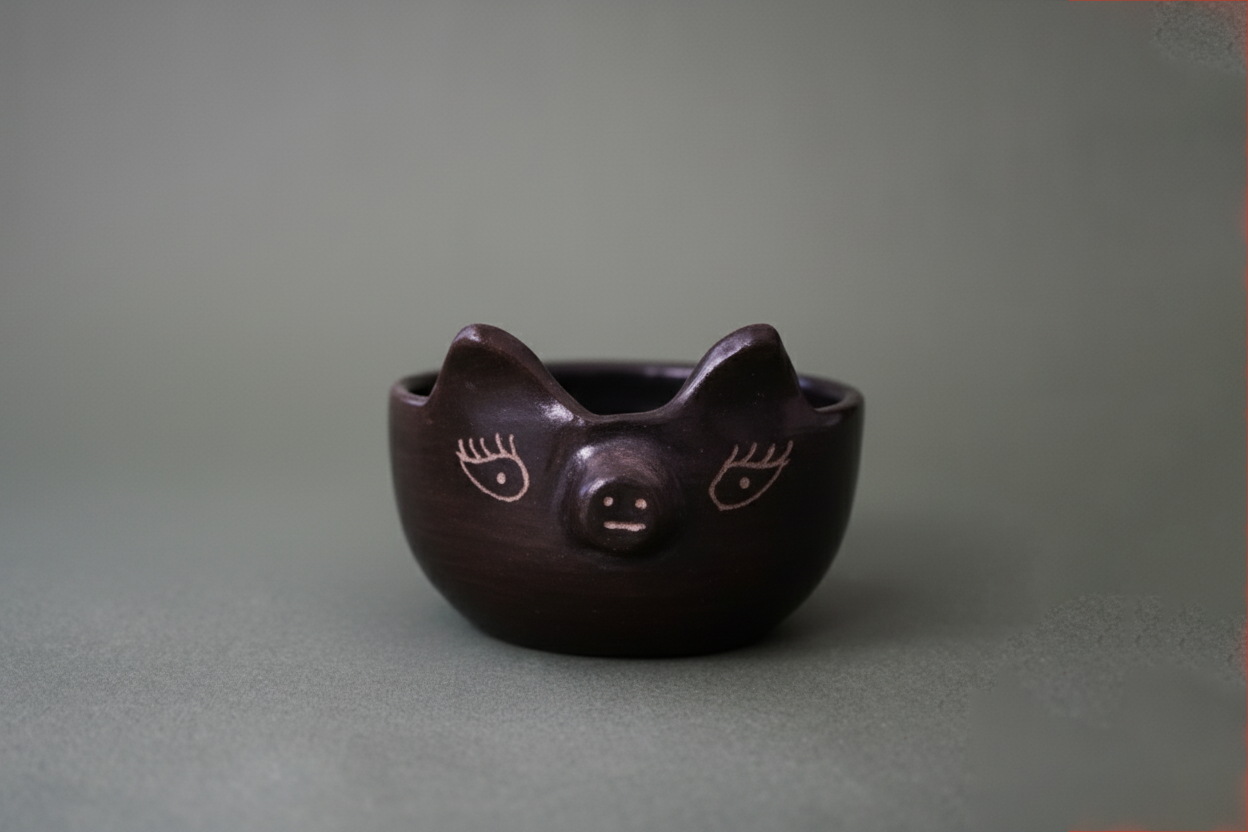 Cochinito Metzontla mediano chocolate